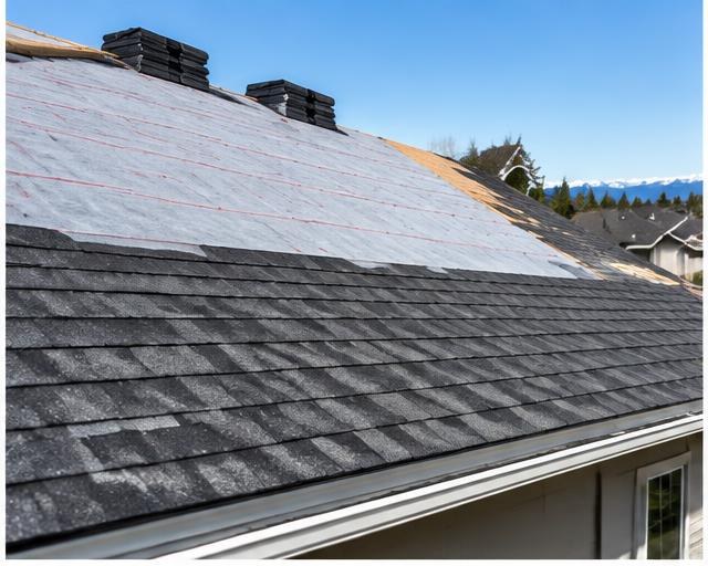 Editorial image representing roof installation services